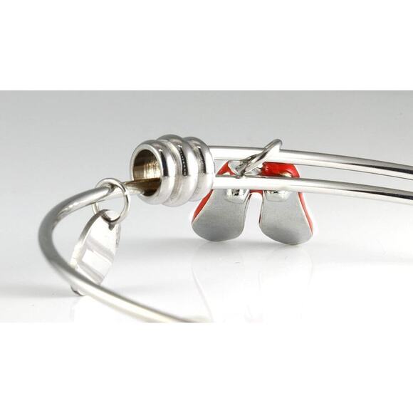 Wizard of Oz | Ruby Slippers Jewelry or Ruby Red Slippers Bracelet Bangle - Picture 7 of 9